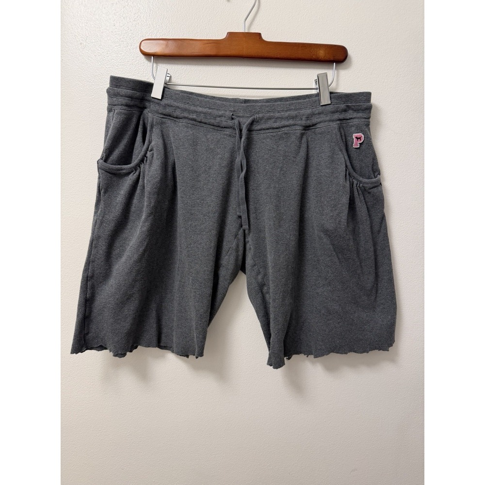 Vintage Y2K Victoria's Secret PINK Bermuda Gym Lounge Shorts Medium Gray